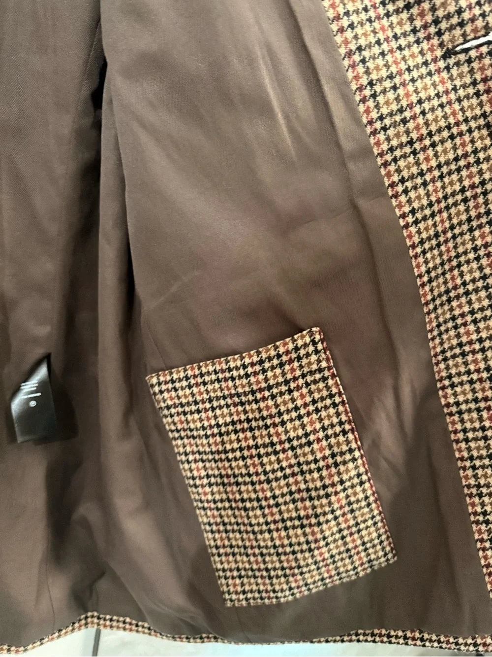 rag & bone Brown Houndstooth Sport Coat